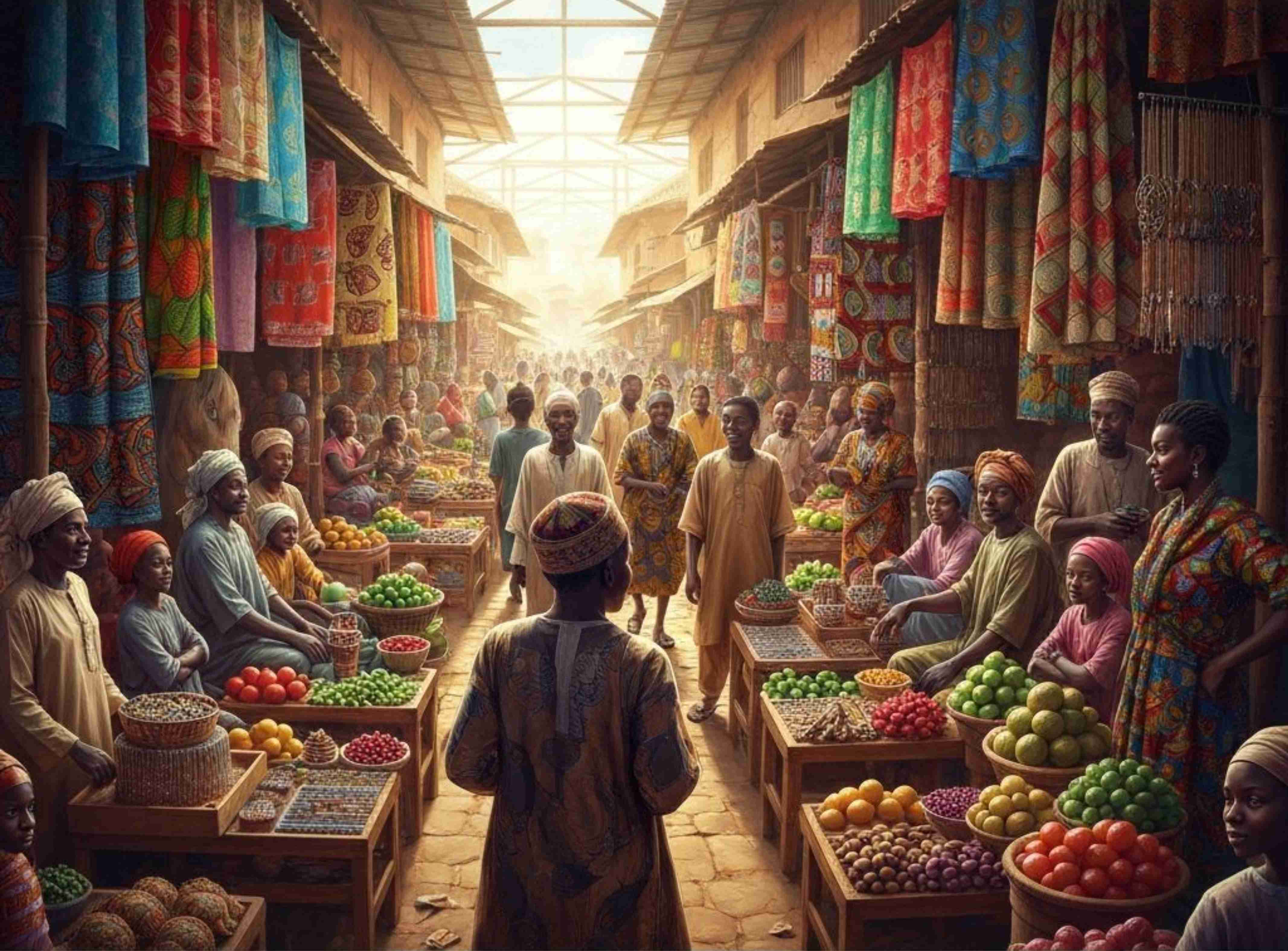 Idoha community gathering - diverse group of people celebrating together